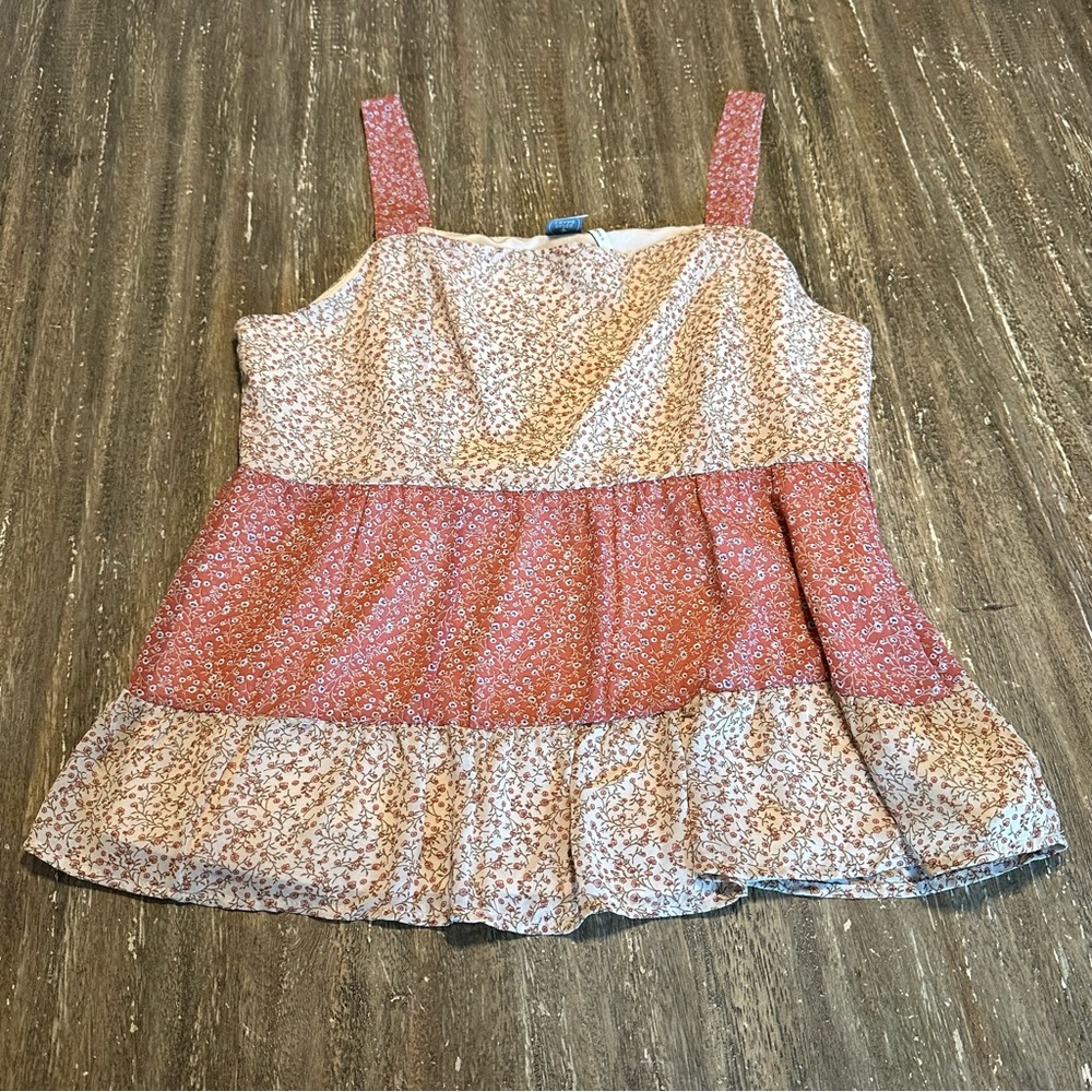 Paper crane floral tank